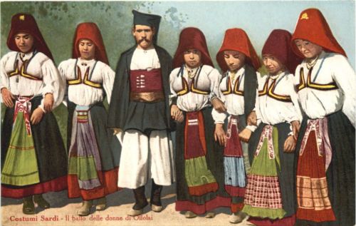 Costumi Sardi - Il ballo delle donne di Ollolai