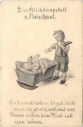Politik - Zur Milchknappheit und Fleischnot