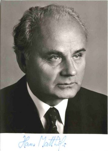 Hans Matthöfer - Bundesminister