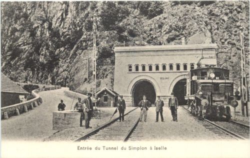 Entree du Tunnel du Simplon a Iselle