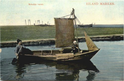 Eiland Marken - Schuitje varen