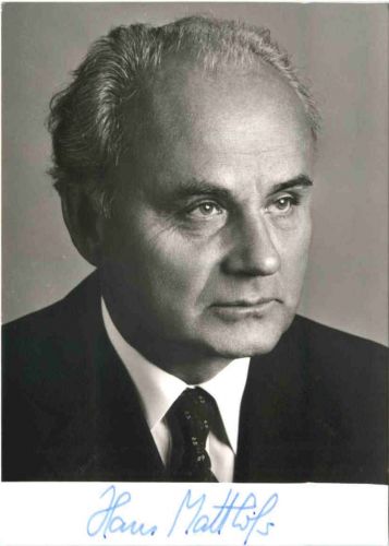 Hans Matthöfer - Bundesminister