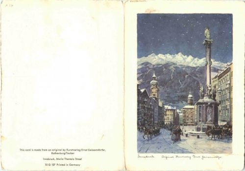 Innsbruck - Klappkarte