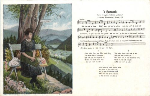 Liederkarte - s Hamweh