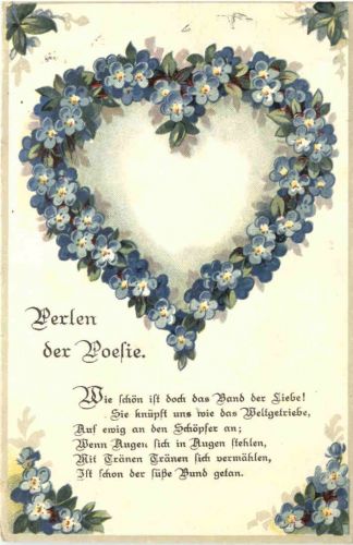 Blumen - Feldpost Bayer. Inf. Regiment