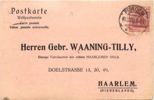 Haarlem - Gebr. Waaning-Tilly