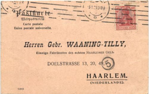 Haarlem - Gebr. Waaning-Tilly