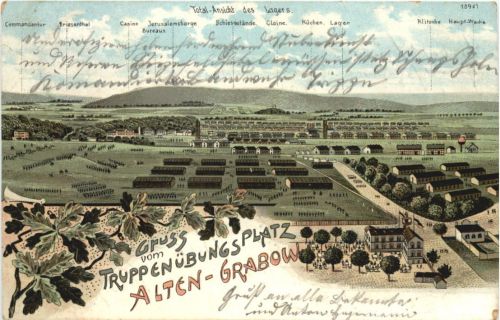 Gruss vom Truppenübungsplatz Alten-Grabow
