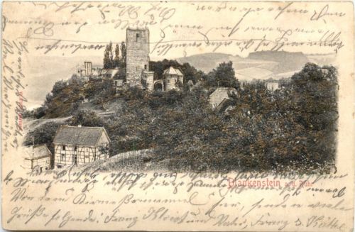 Blankenstein an der Ruhr - Reliefkarte
