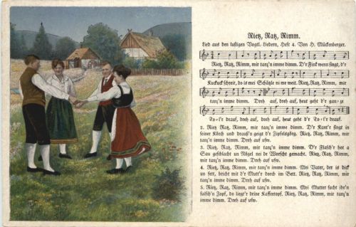 Liederkarte - Rietz Ratz Rimm