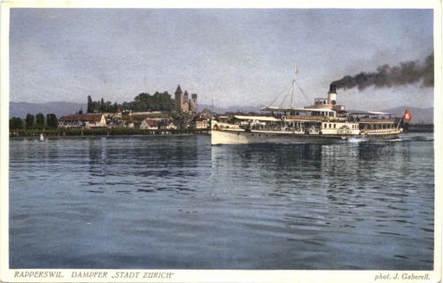 Rapperswil - Dampfer Stadt Zürich
