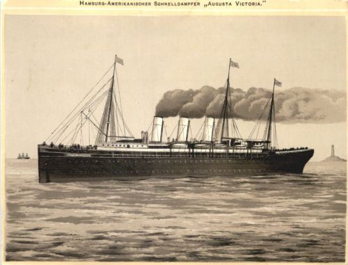 Hamburg Amerikanischer Schnelldampfer Augusta Victoria