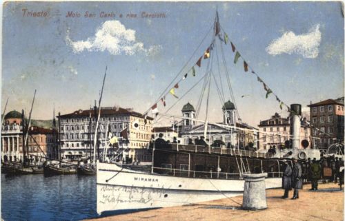 Trieste - Molo San Carlo a riva Carciotti