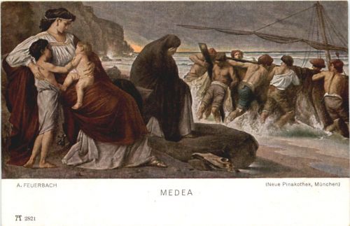 Künstler Ak A. Feuerbach - Medea
