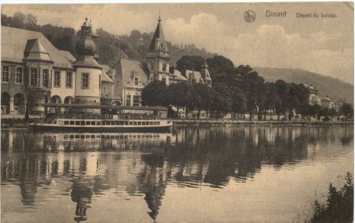 Dinant - Depart du bateau