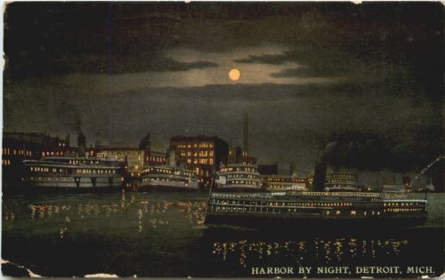 Detroit - Harbour by night