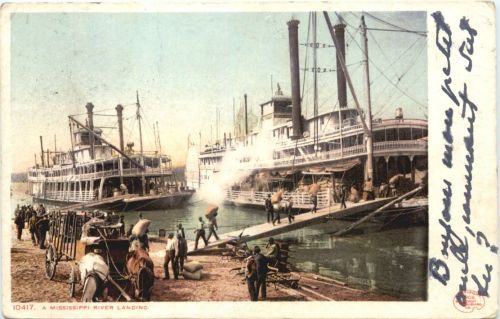 A Mississippi River Landing