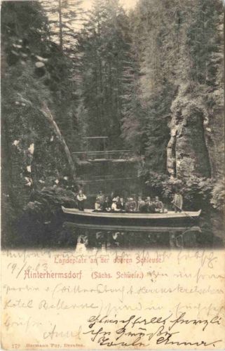 Hinterhermsdorf - Sebnitz - Landeplatz an der oberen Schleuse