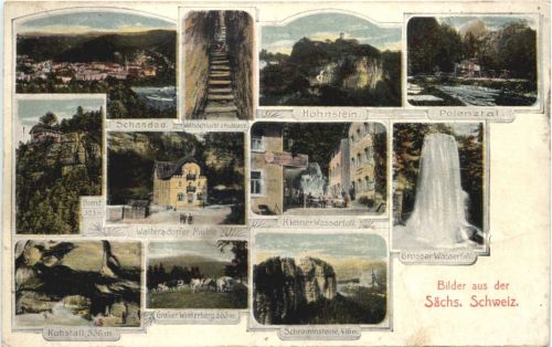 Bilder aus der Sächsischen Schweiz - Hohnstein Schandau