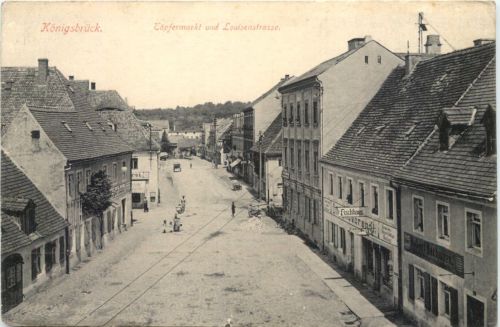 Königsbrück - Töpfermarkt und Louisenstrasse