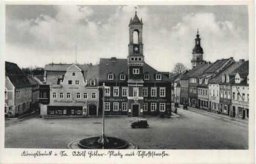 Königsbrück - Adolf Hitler Platz