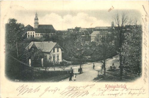 Königsbrück - Reliefkarte