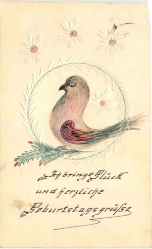 Vogel - Handgemalt