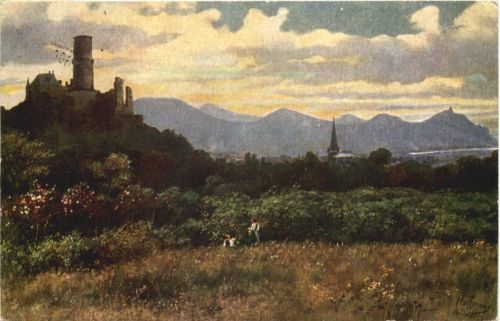 Künstler Ak H. Hoffmann - Ruine Godesberg