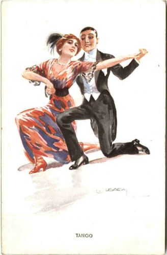 Künstler Ak - Tango - Tanz