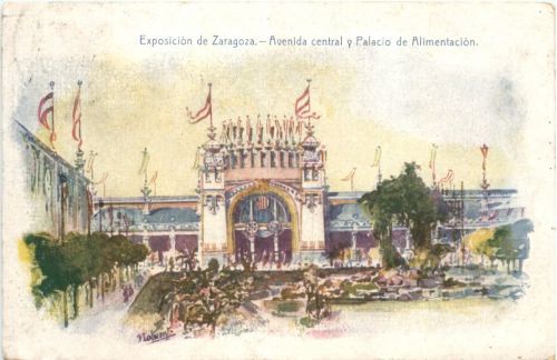 Exposition de Zaragoza - Avenida central