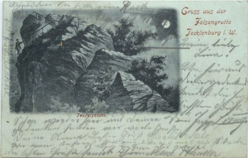 Gruss aus der Felsengrotte Tecklenburg