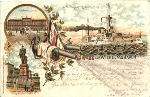 Gruss aus Wilhelmshaven - Litho