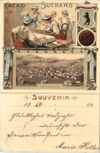Appenzell - Cacao Suchard - Litho