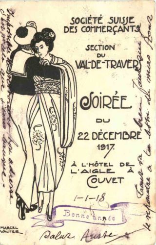 Couvet - Soiree du 1917 a L Hotel de l Aigle