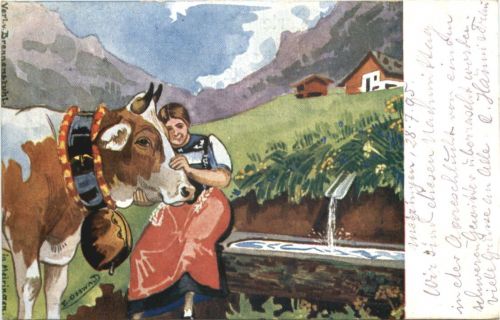 Meiringen - Künstler Ak