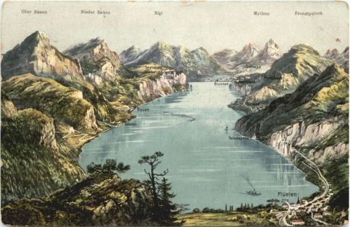 Flüelen Panorama - Urnersee