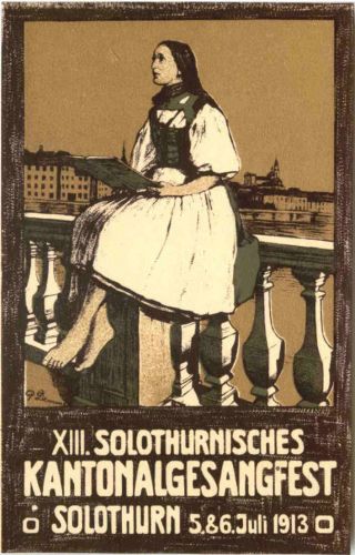 Solothurn - Kantonalgesangsfest 1913