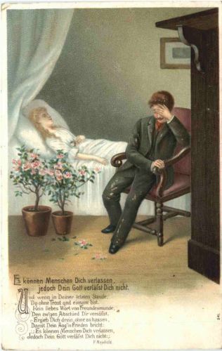 Es können menchen dich verlassen - Prägekarte