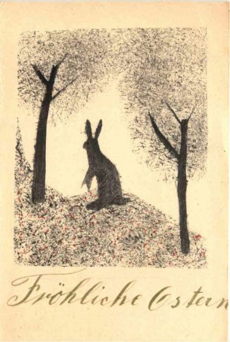 Ostern - Hase - handgemalt