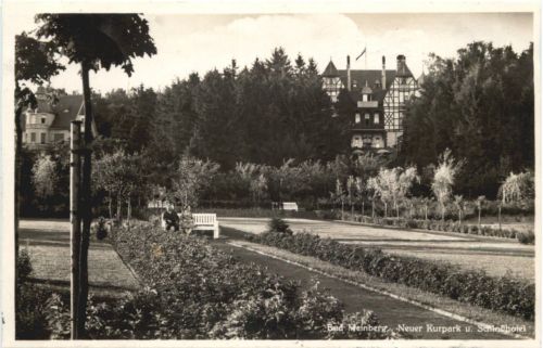 Bad Meinberg - Neuer Kurpark und Schlosshotel