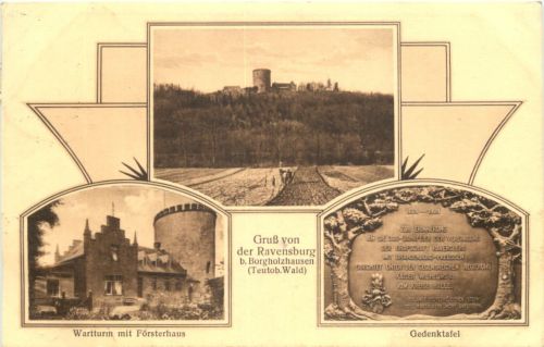 Gruss von der Ravensbvurg bei Borgholzhausen