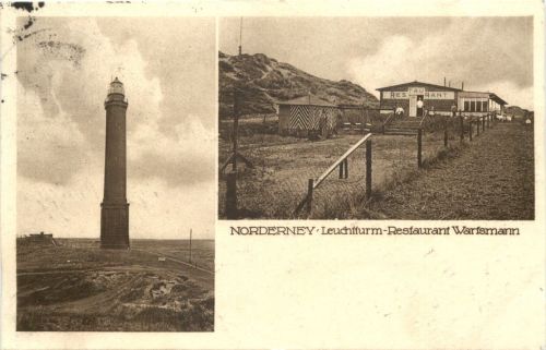 Norderney - Leuchtturm - Restaurant Warfsmann