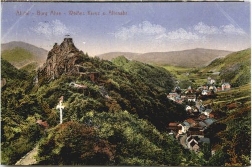 Burg Ahre - Weisses Kreuz und Altenahr