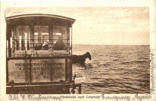 Pferdebahn nach Langeoog