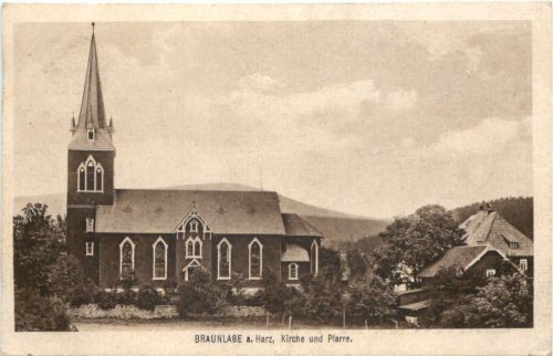Braunlage a. Harz - Kirche und Pfarrei