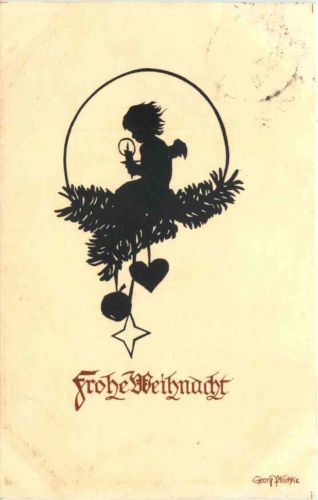 Scherenschnitt Georg Plischke