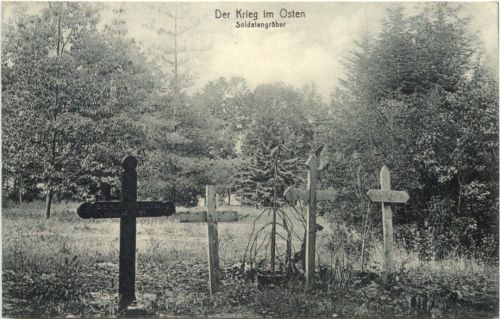 Krieg im Osten - Soldatengräber - Feldpost
