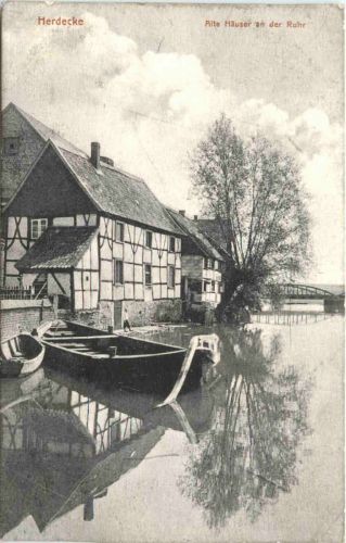 Herdecke - Alte Häuser an der Ruhr