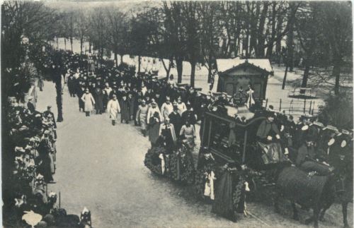 Bielefeld - Leichenbegängnis Seiner Excellenz Geheimrat Dr. Hinzpeter 1908