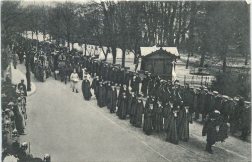 Bielefeld - Leichenbegängnis Seiner Excellenz Geheimrat Dr. Hinzpeter 1908